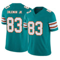 Kieara M.Dolphins #83 Kevin Coleman Jr. Player Aqua Limited Alternate Vapor F.U.S.E. Home Game Stitched Jerseys