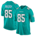 Kieara M.Dolphins #85 Greg Dulcich Player Aqua Team Color Home Game Stitched Jerseys