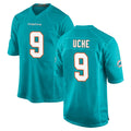 Kieara M.Dolphins #9 Joshua Uche Player Aqua Home Game Stitched Jerseys