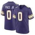 Kieara MN.Vikings #0 Ivan Pace Jr. Player Purple Classic Home Game Stitched Jerseys