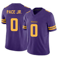 Kieara MN.Vikings #0 Ivan Pace Jr. Player Purple Limited Alternate Vapor F.U.S.E. Home Game Stitched Jerseys