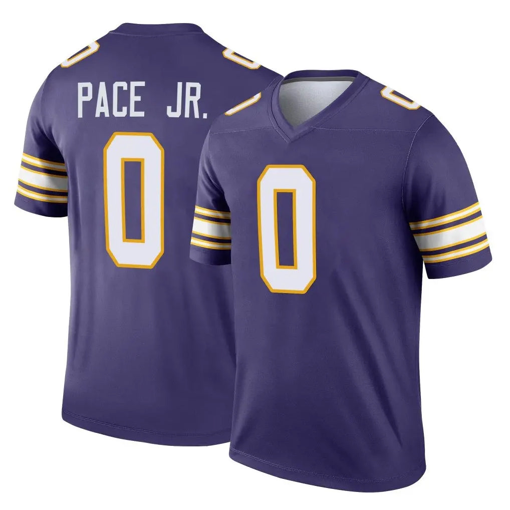 Kieara MN.Vikings #0 Ivan Pace Jr. Player Purple Limited Classic Home Game Stitched Jerseys