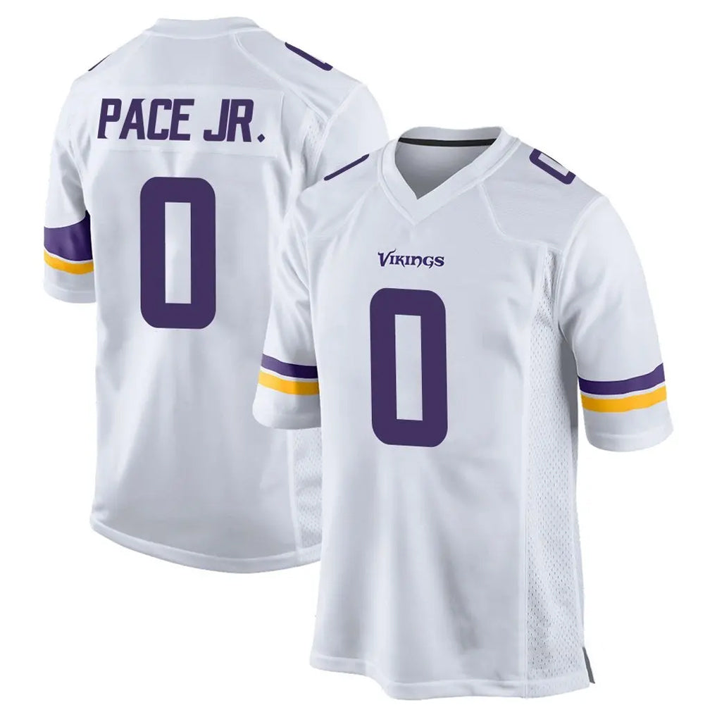 Kieara MN.Vikings #0 Ivan Pace Jr. Player White Home Game Stitched Jerseys