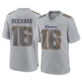 Kieara MN.Vikings #16 Will Reichard Player Gray Atmosphere Fashion Home Game Stitched Jerseys