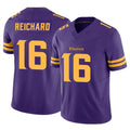Kieara MN.Vikings #16 Will Reichard Player Purple Limited Alternate Vapor F.U.S.E. Home Game Stitched Jerseys