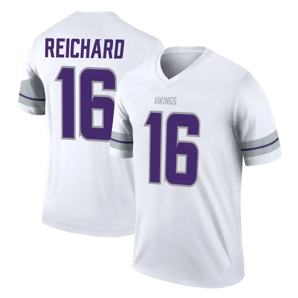 Kieara MN.Vikings #16 Will Reichard Player White Alternate Legend Home Game Stitched Jerseys