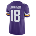 Kieara MN.Vikings #18 Justin Jefferson Purple Vapor F.U.S.E. Limited Stitched Jerseys