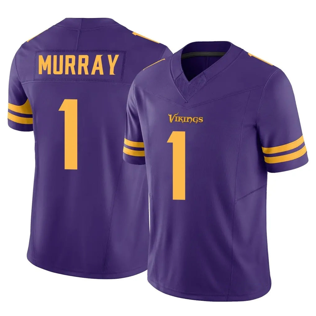 Kieara MN.Vikings #1 Kyler Murray Player Purple Limited Alternate Vapor F.U.S.E. Home Game Stitched Jerseys
