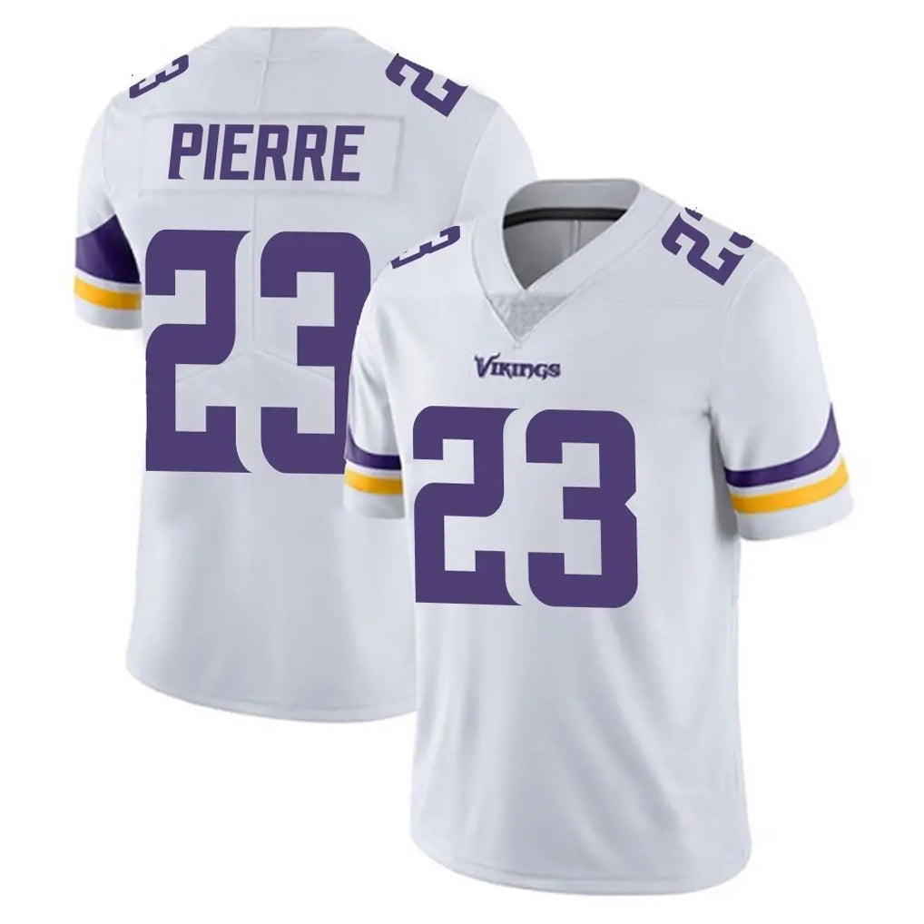 Kieara MN.Vikings #23 James Pierre Player White Limited Vapor Untouchable Home Game Stitched Jerseys