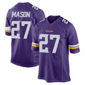Kieara MN.Vikings #27 Jordan Mason Player Purple Home Game Stitched Jerseys