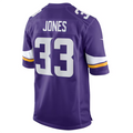 Kieara MN.Vikings #33 Aaron Jones Purple Game Player Jersey Stitched American Stitched Jersey