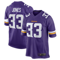 Kieara MN.Vikings #33 Aaron Jones Purple Game Player Jersey Stitched American Stitched Jerseys