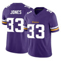 Kieara MN.Vikings #33 Aaron Jones Sr. Player Purple Limited Vapor F.U.S.E. Home Game Stitched Jerseys