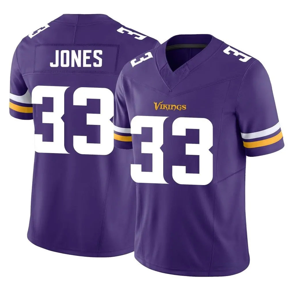 Kieara MN.Vikings #33 Aaron Jones Sr. Player Purple Limited Vapor F.U.S.E. Home Game Stitched Jerseys