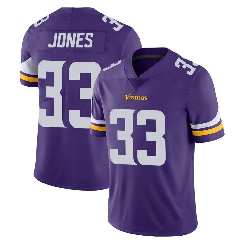 Kieara MN.Vikings #33 Aaron Jones Sr. Player Purple Limited Vapor Untouchable Home Game Stitched Jerseys