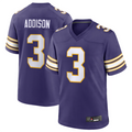 Kieara MN.Vikings #3 Jordan Addison Purple Classic Player Game American Stitched Jerseys