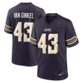 Kieara MN.Vikings #43 Andrew Van Ginkel Purple 2026 Rivalries Collection Game Stitched Jerseys