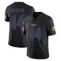 Kieara MN.Vikings #44 Josh Metellus Player Black Impact LImited Home Game Stitched Jerseys