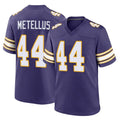 Kieara MN.Vikings #44 Josh Metellus Player Purple Classic Home Game Stitched Jerseys