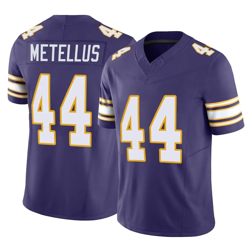 Kieara MN.Vikings #44 Josh Metellus Player Purple Limited Classic Vapor F.U.S.E. Home Game Stitched Jerseys