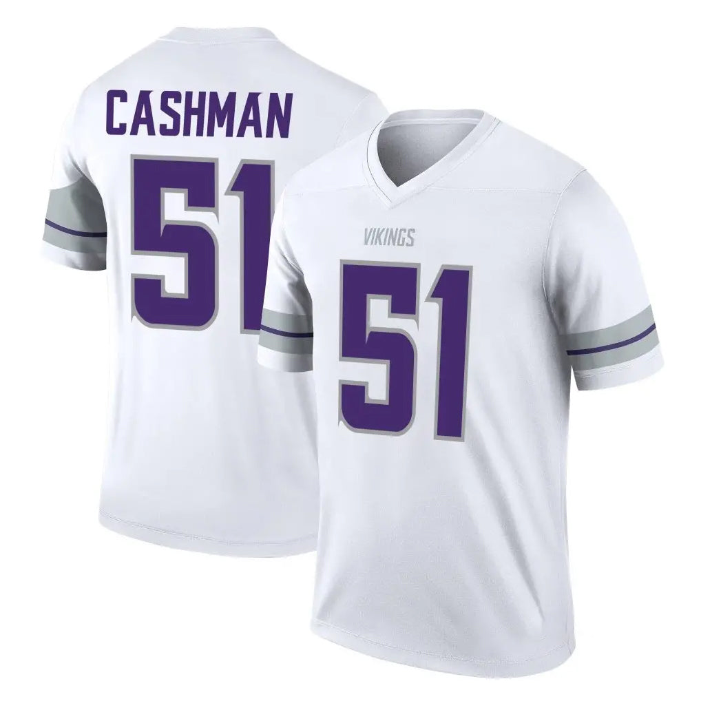 Kieara MN.Vikings #51 Blake Cashman Player White Alternate Legend Home Game Stitched Jerseys
