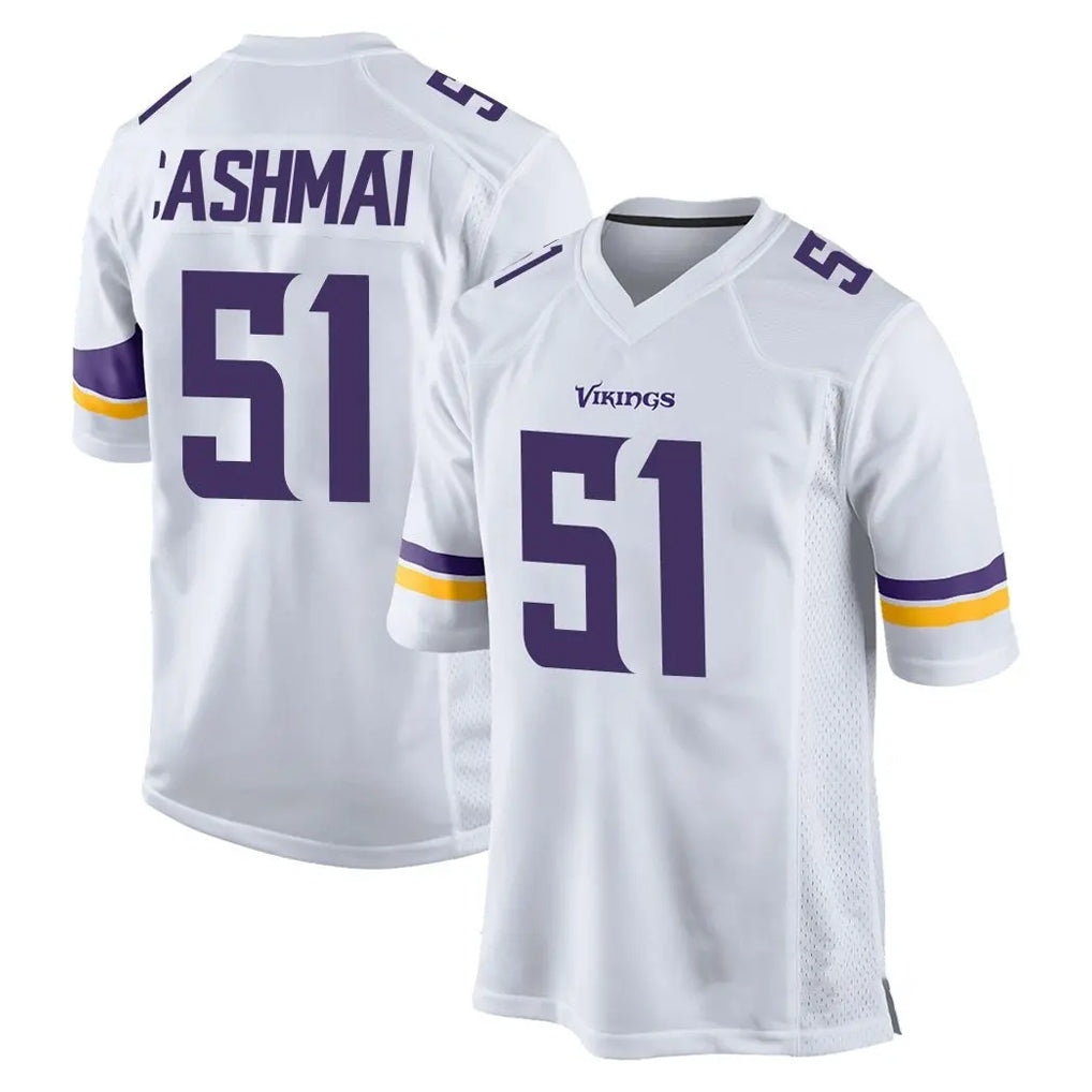 Kieara MN.Vikings #51 Blake Cashman Player White Home Game Stitched Jerseys