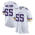 Kieara MN.Vikings #55 Eric Wilson Player White Home Game Stitched Jerseys