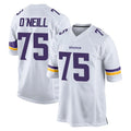Kieara MN.Vikings #75 Brian O'Neill Player White Home Game Stitched Jerseys