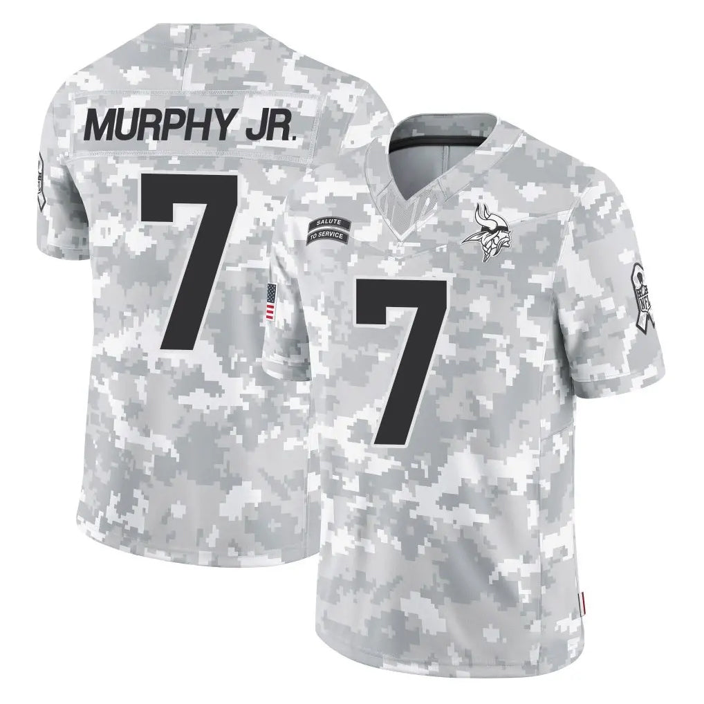 Kieara MN.Vikings #7 Byron Murphy Jr. Player Arctic Camo Salute To Service Limited Game Stitched Jerseys