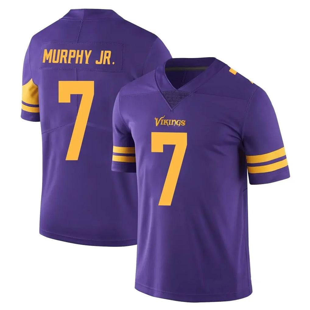Kieara MN.Vikings #7 Byron Murphy Jr. Player Purple Limited Color Rush Home Game Stitched Jerseys