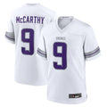 Kieara MN.Vikings #9 J.J. McCarthy White Alternate Game Player American Stitched Jerseys