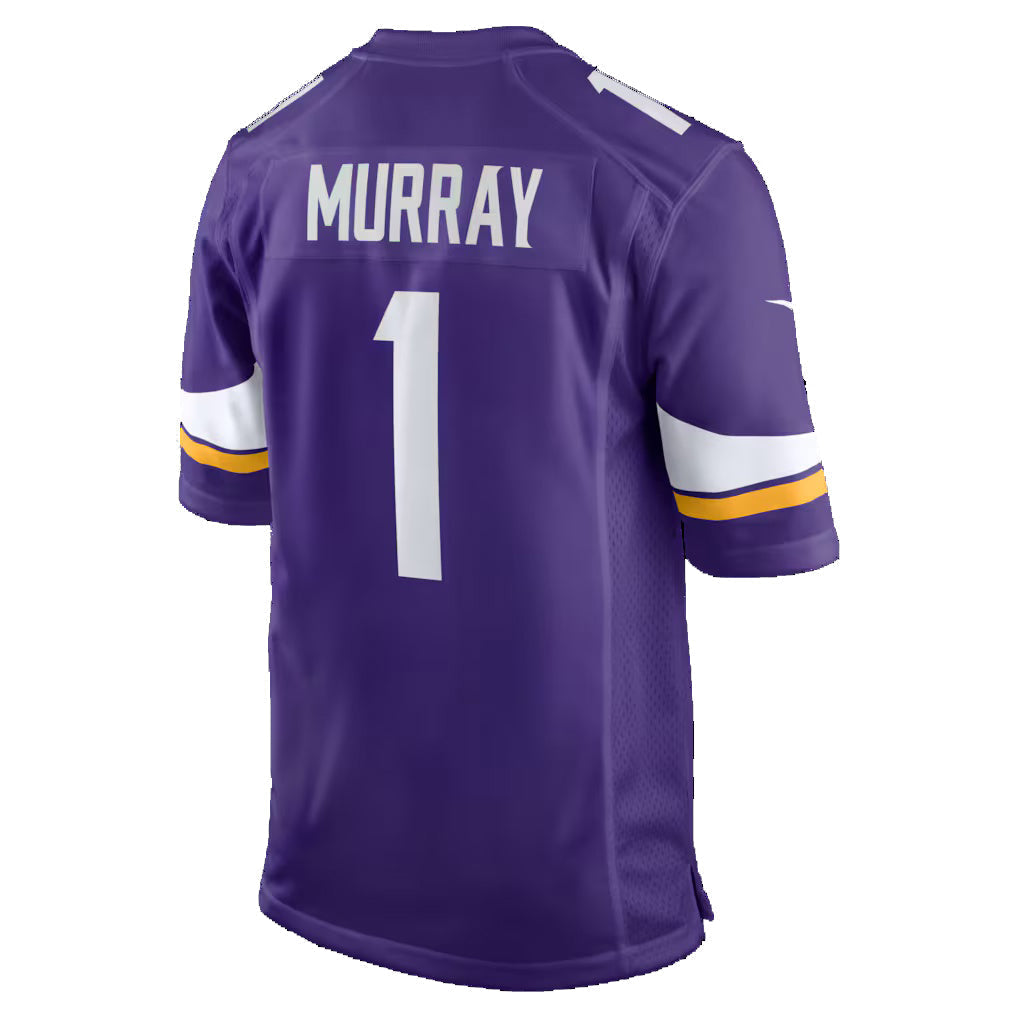 Kieara MN.Vikings #1 Kyler Murray Purple Game Stitched Jerseys