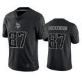 Kieara MN.Vikings #87 T.J. Hockenson Player Black REFLECTIVE Limited Stitched Jerseys