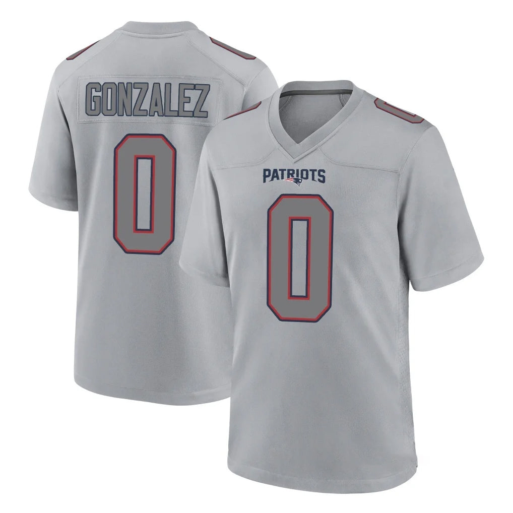 Kieara NE.Patriots #0 Christian Gonzalez Player Gray Fashion Limited Home Game Stitched Jerseys