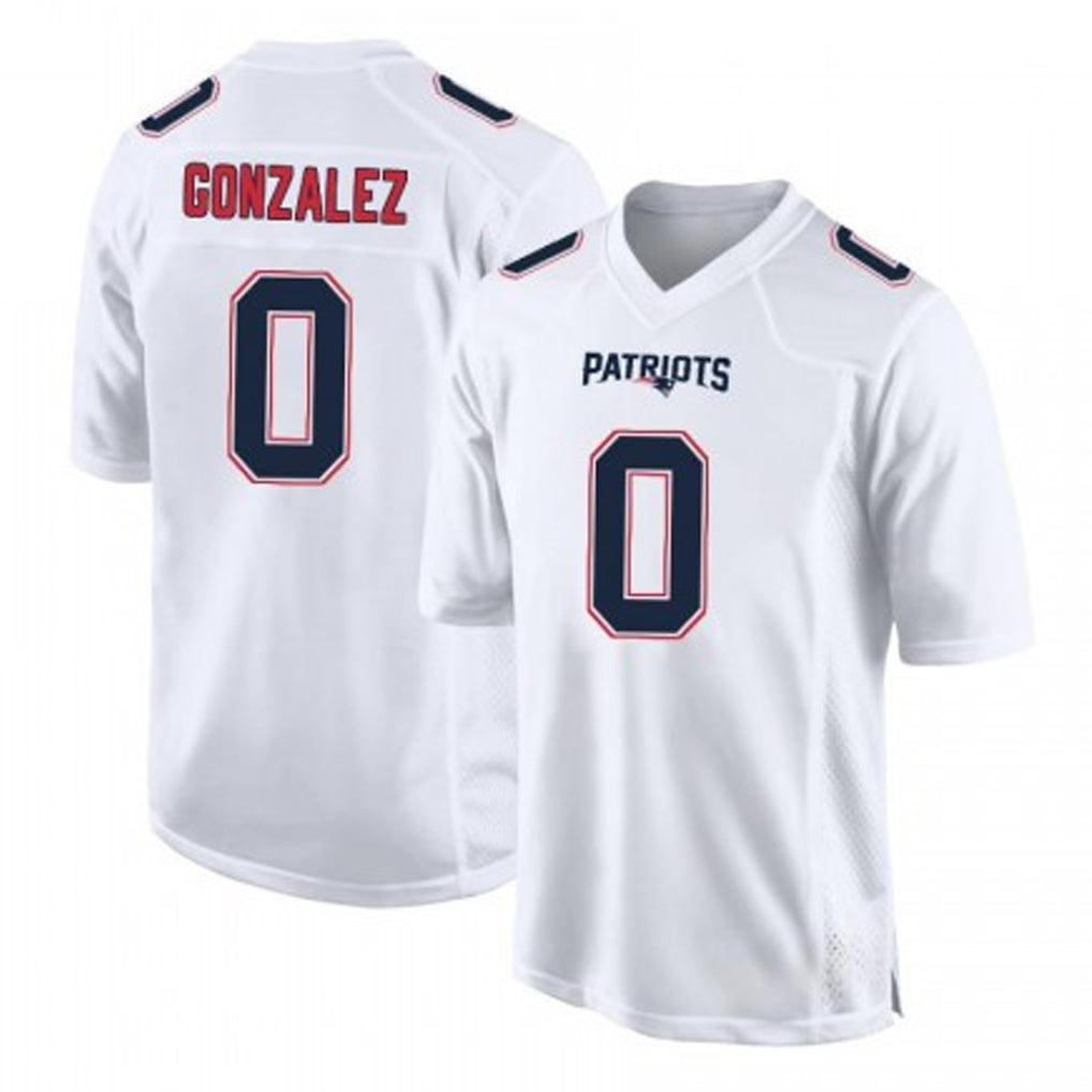 Kieara NE.Patriots #0 Christian Gonzalez Player White Fashion Limited Home Game Stitched Jerseys