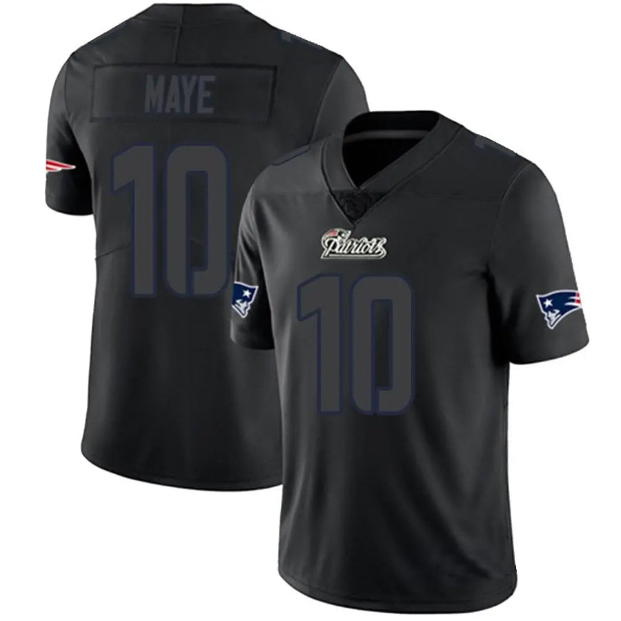 Kieara NE.Patriots #10 Drake Maye Player Limited Black Impact Stitched Jerseys