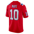 Kieara NE.Patriots #10 Drake Maye Red Player Game Stitched Jerseys