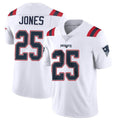 Kieara NE.Patriots #25 Marcus Jones Player White Vapor Untouchable Home Game Stitched Jerseys