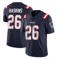 Kieara NE.Patriots #26 Hassan Haskins Player Navy Vapor Untouchable Home Game Stitched Jerseys
