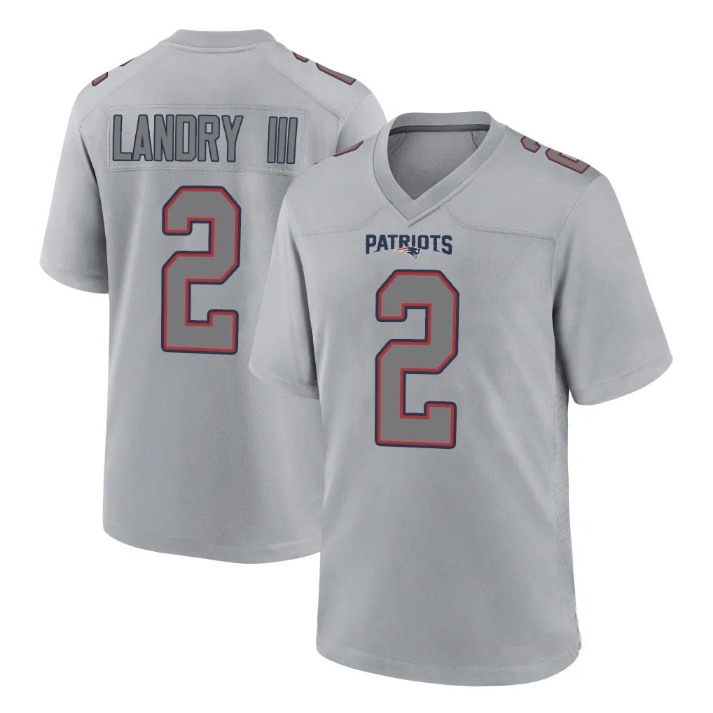 Kieara NE.Patriots #2 Harold Landry III Player Gray Fashion Limited Home Game Stitched Jerseys