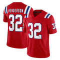 Kieara NE.Patriots #32 TreVeyon Henderson Player Red Limited Vapor F.U.S.E. Home Game Stitched Jerseys