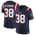 Kieara NE.Patriots #38 Rhamondre Stevenson Navy Vapor F.U.S.E. Limited American Stitched Jerseys