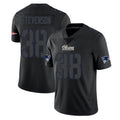 Kieara NE.Patriots #38 Rhamondre Stevenson Player Black Impact LImited Home Game Stitched Jerseys