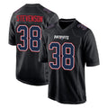 Kieara NE.Patriots #38 Rhamondre Stevenson Player Carbon Fashion Limited Home Game Stitched Jerseys