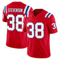 Kieara NE.Patriots #38 Rhamondre Stevenson Player Red Limited Vapor F.U.S.E. Home Game Stitched Jerseys