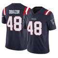 Kieara NE.Patriots #48 Namdi Obiazor Player Navy Limited Vapor F.U.S.E. Home Game Stitched Jerseys