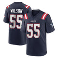 Kieara NE.Patriots #55 Jared Wilson Player Navy Home Game Stitched Jerseys