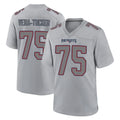 Kieara NE.Patriots #75 Alijah Vera-Tucker Player Gray Fashion Limited Home Game Stitched Jerseys