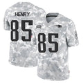 Kieara NE.Patriots #85 Hunter Henry Player Arctic Camo Salute to Service Limited Stitched Jerseys