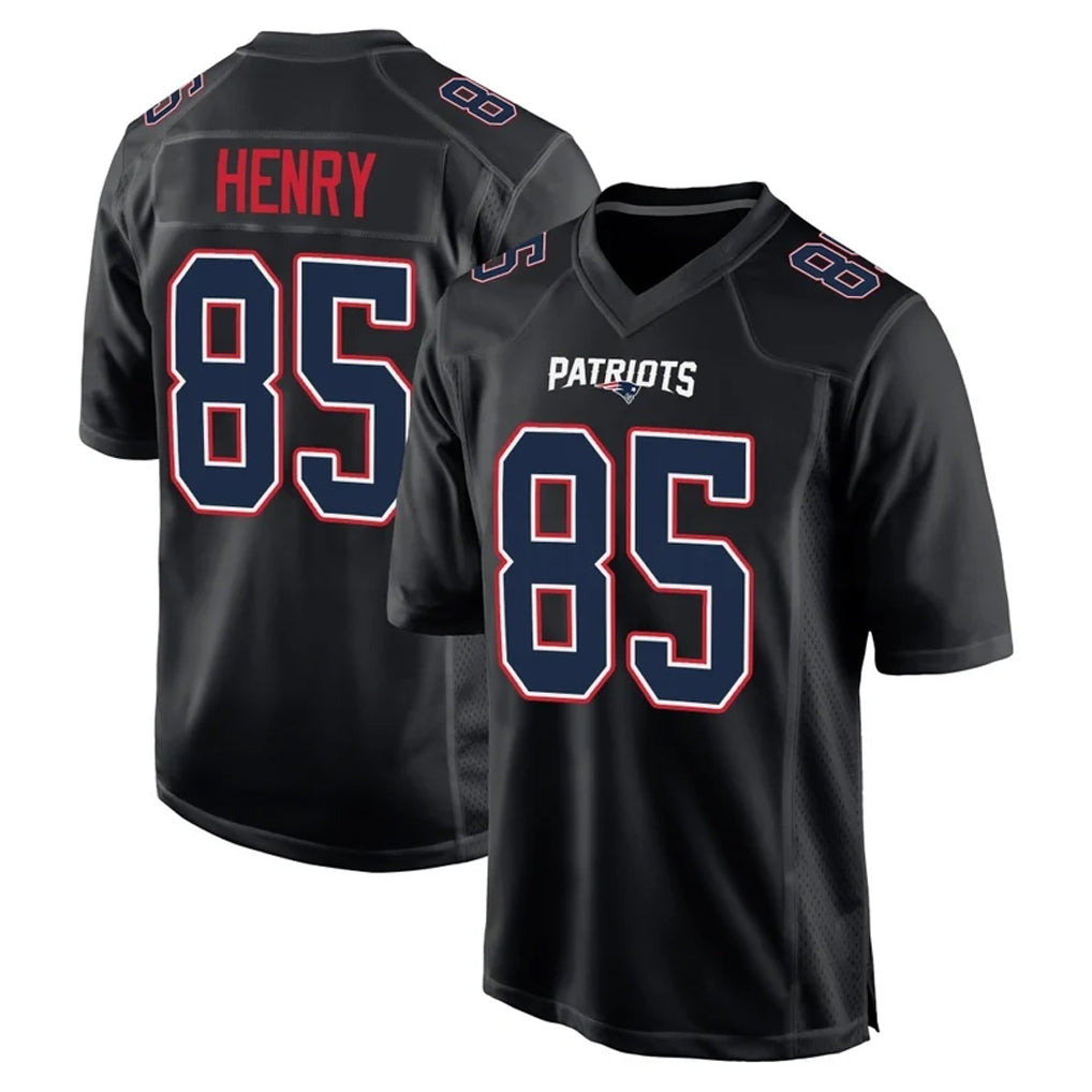 Kieara NE.Patriots #85 Hunter Henry Player Carbon Fashion Limited Home Game Stitched Jerseys